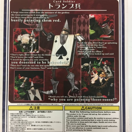 In WonderLand : CARD SOLDIER Plastic Model