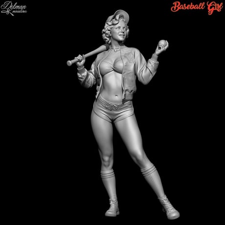 90mm BASEBALL GIRL Excluisve