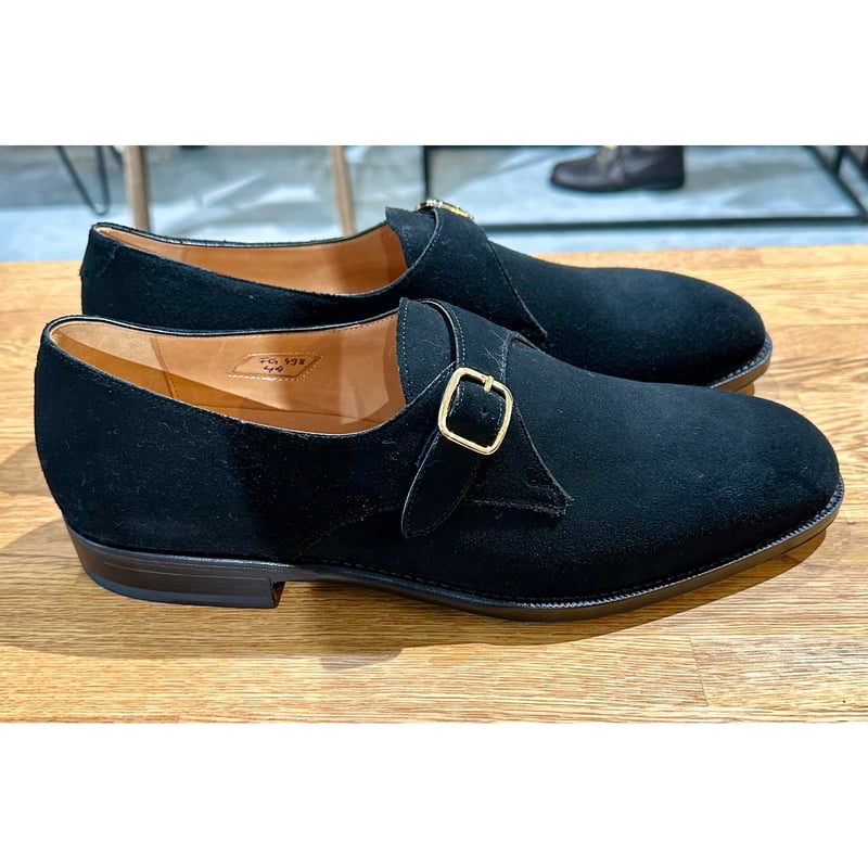 ☆美品☆BALLY シングルモンク ビジネスシューズ スエード 28.5相当 825 / 0306 極上 ジャコメッティ スエード シングルモンク 42