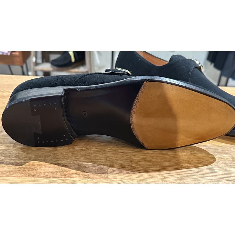 ジャコメッティ シングルモンク シューズ サイズ44 #ブラックスエード