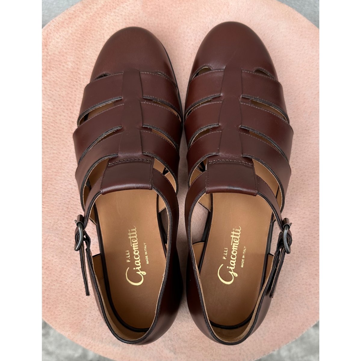 フラテッリ ジャコメッティ グルカサンダル #ダークブラウン サイズ43