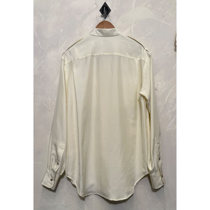 【美品】Bon Vieux ボンビュー　半袖シャツ エクリュ　M 美品】Bon Vieux ボンビュー 半袖シャツ エクリュ M ボンヴュー
