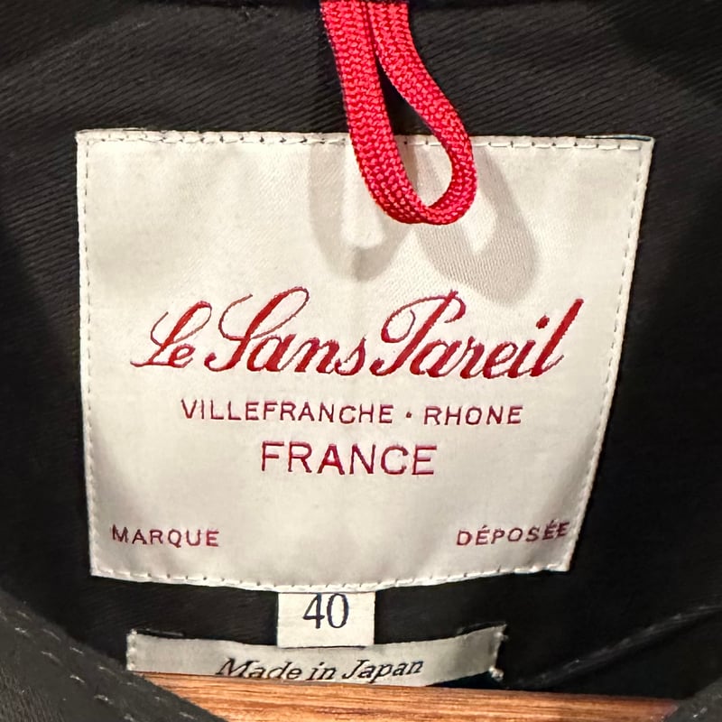 le San Pareil モールスキンジャケット　サイズ40 Le Sans Pareil / ル サン パレイユ] COTTON MOLESKIN