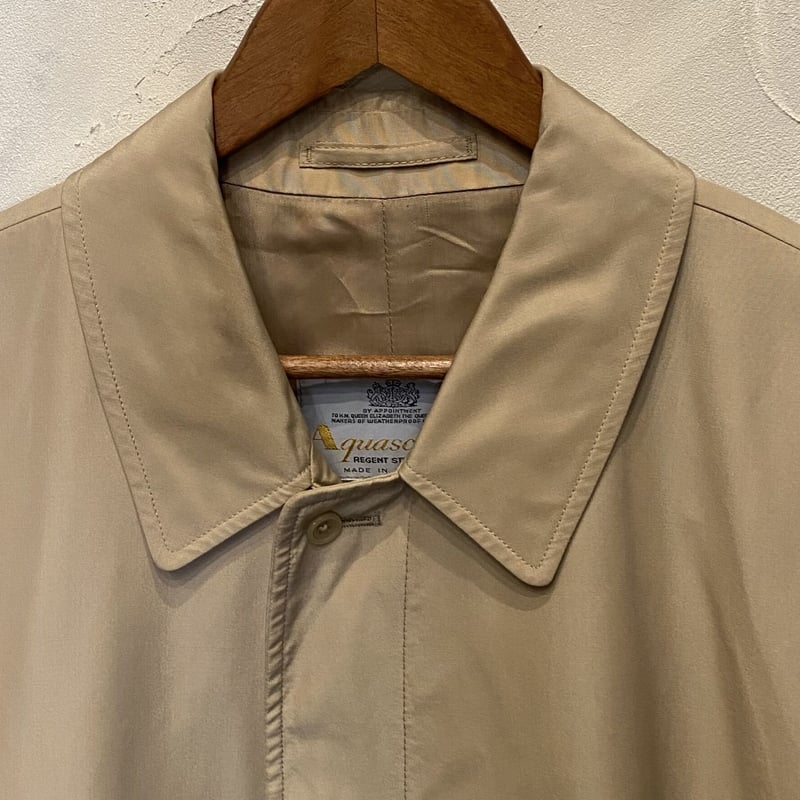 【美品】 Aquascutum スプリットラグランコート Aquascutum イングランド製 スプリットラグラン ライナー付き