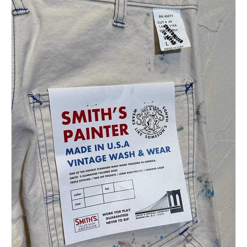 スミス ペインターパンツ #ペイント サイズ30 | Bon Vieux