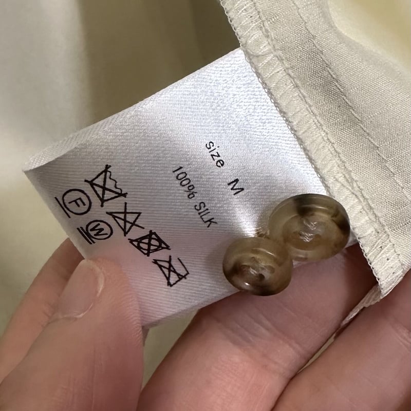 bon vieux シルクシャツ　M ボンヴュー オリジナル シルクシャツ サイズM | Bon Vieux