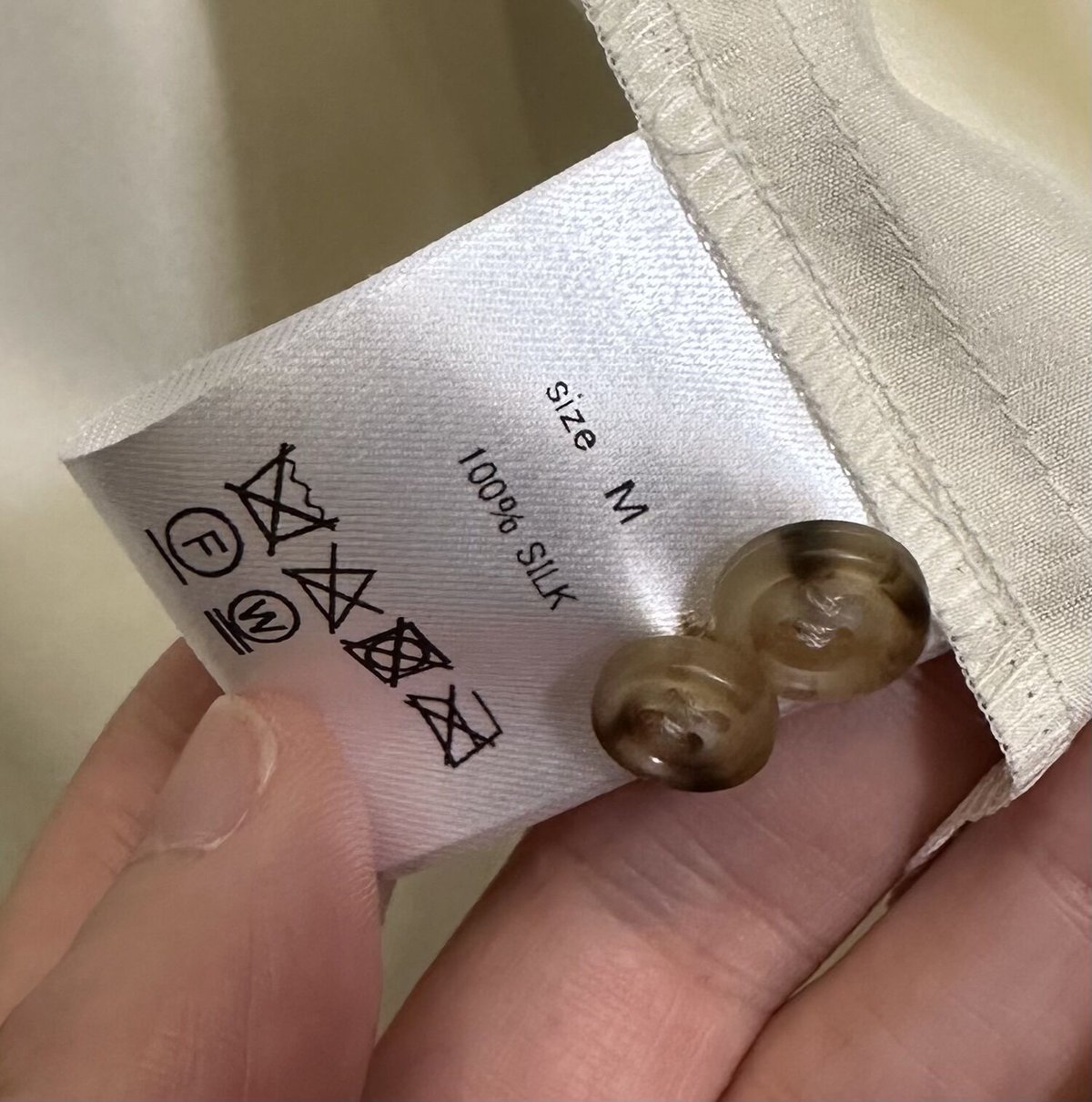 ボンヴュー オリジナル シルクシャツ サイズM | Bon Vieux