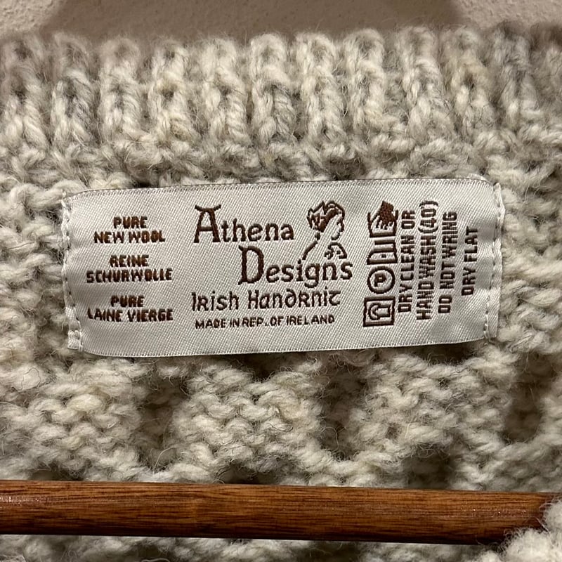 アテナデザインアランニットbon vieux Athena designs