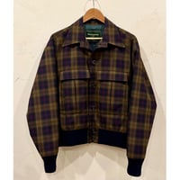 アスコット ニットタイ #パープル×ブルー×ブラウン | Bon Vieux