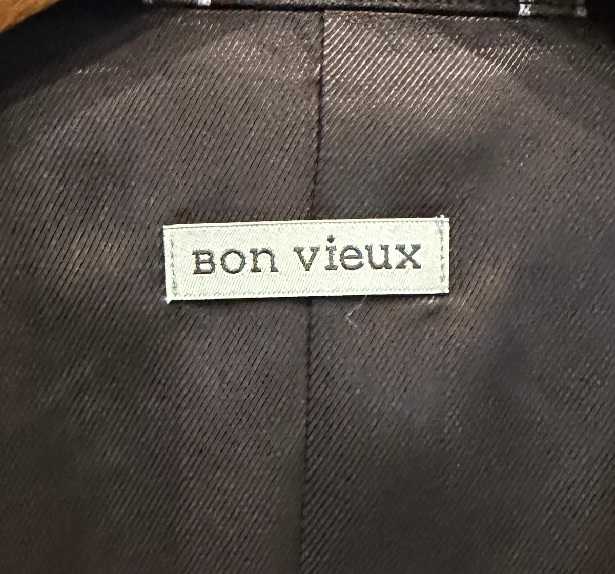 Bon Vieux オリジナル ストライプジャケット サイズM ターコイズブルー