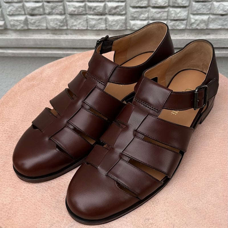 フラテッリ ジャコメッティ グルカサンダル #ダークブラウン サイズ43