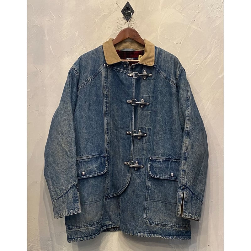 Lauren Ralph Lauren ファイヤーマンジャケット ブラックデニム ラルフローレン RALPH LAUREN LRL LAUREN JEANS CO. デニム
