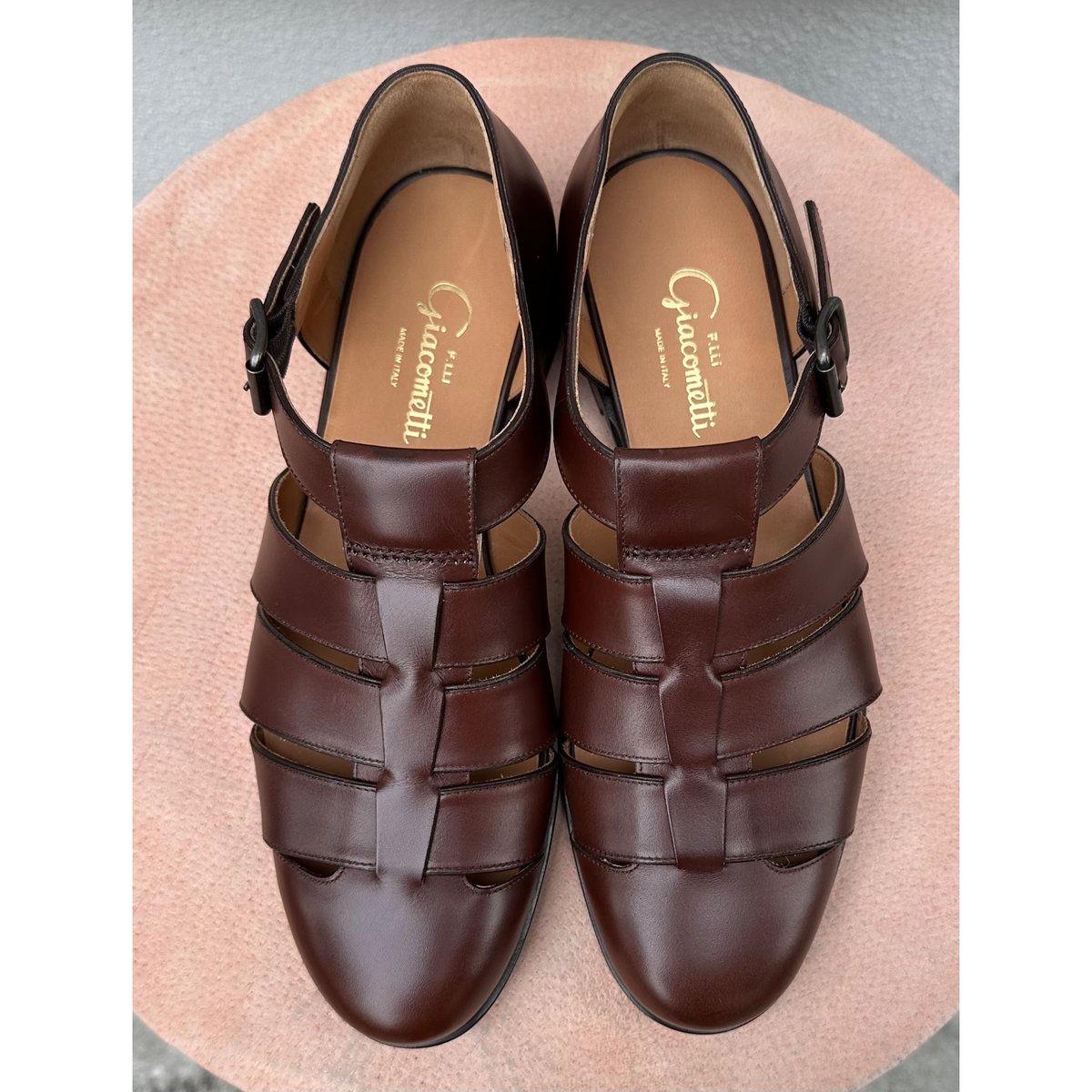 フラテッリ ジャコメッティ グルカサンダル #ダークブラウン サイズ43