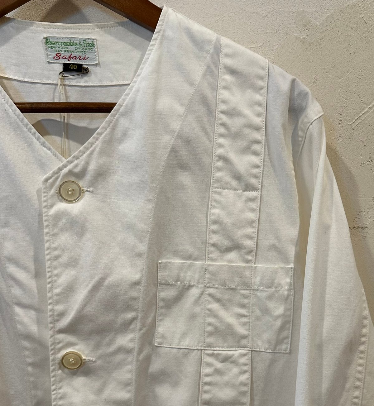 アバクロンビー&フィッチ ノーカラー ハンティングジャケット | Bon Vieux