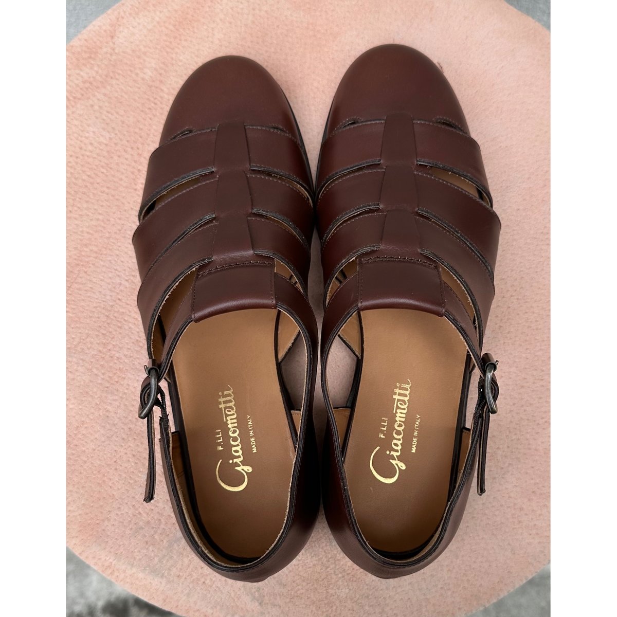 ジャコメッティ グルカサンダル 40 ブラウン F.LLI Giacometti F.LLI GIACOMETTI＜フラテッリ ジャコメッティ＞グルカサンダル