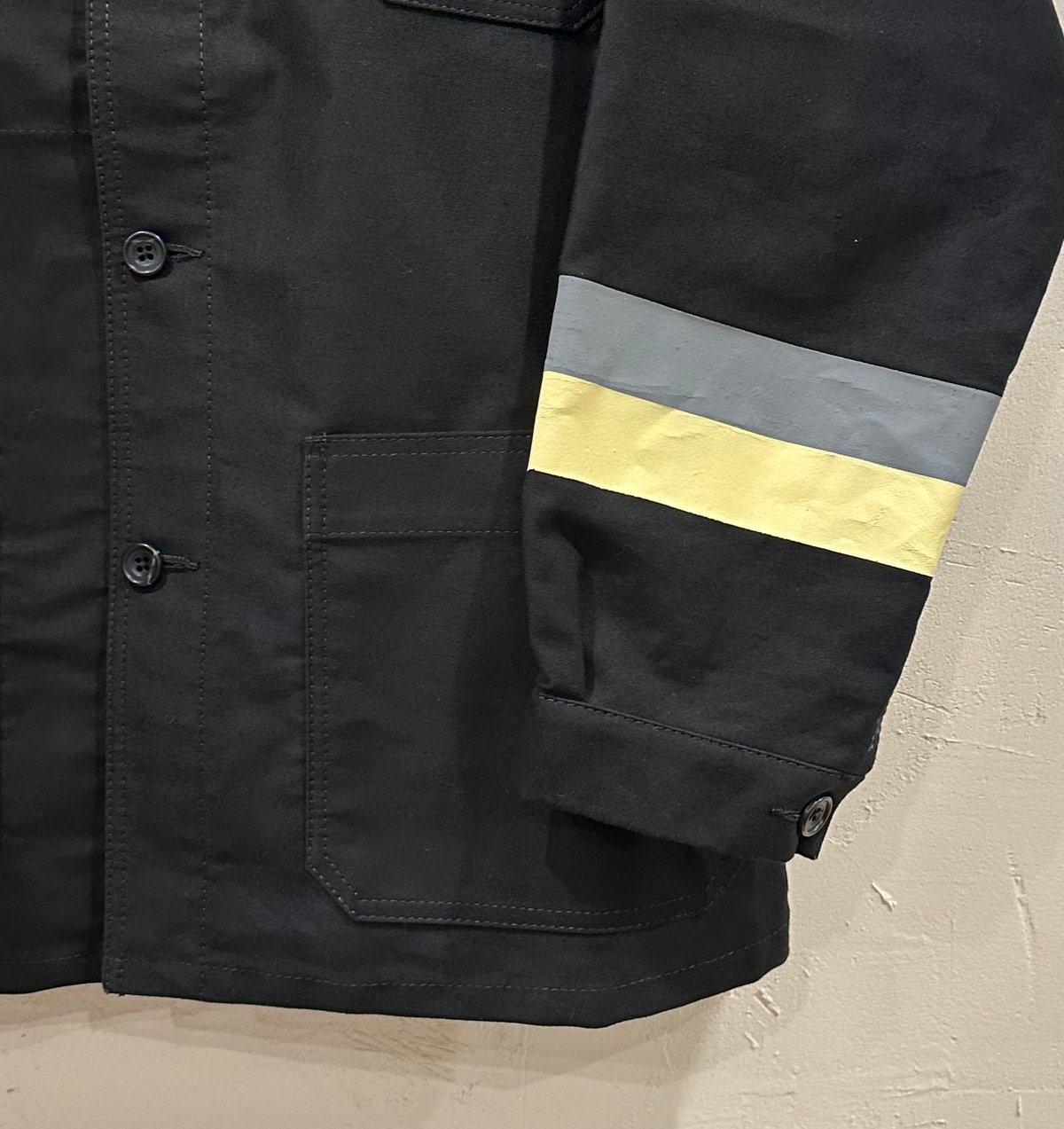 ルサンパレイユ 別注ブラックモールスキンジャケット サイズ42