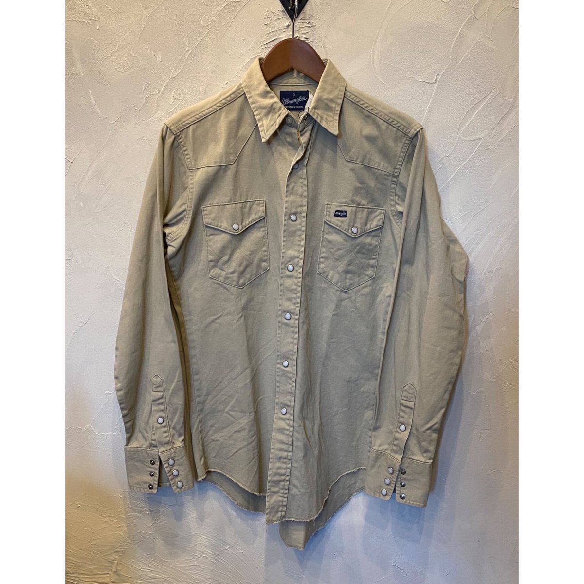 Wrangler ウエスタンシャツ LT ベージュ fit=scale-down,w=1200