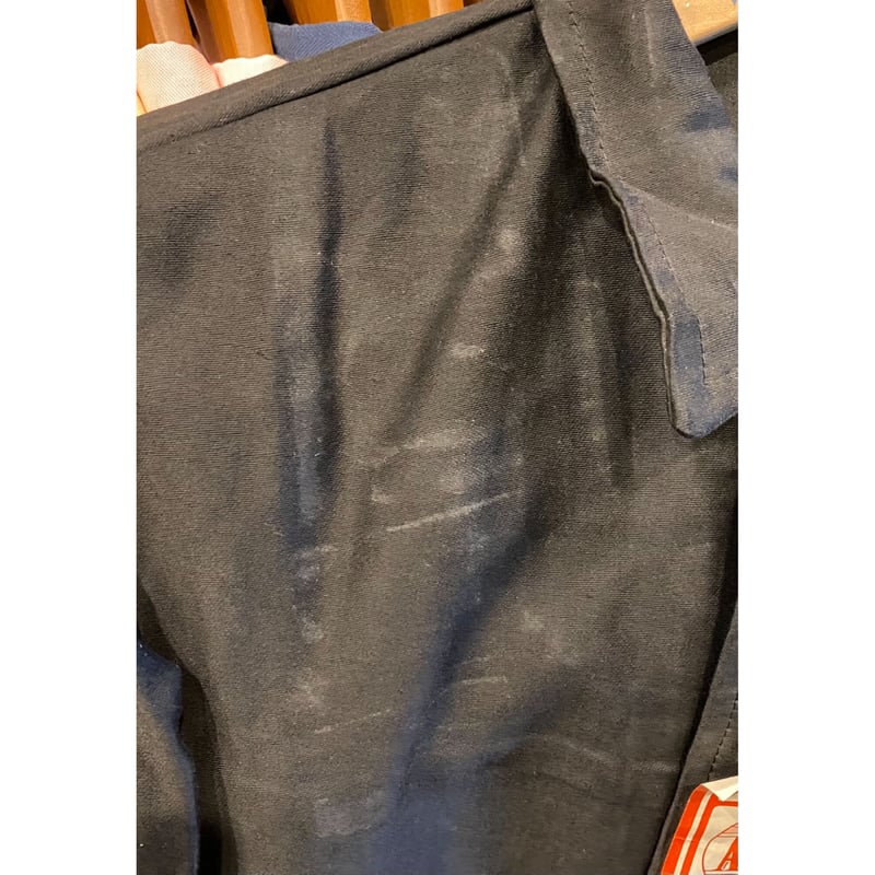 フレンチワーク カバーオール ブラックモールスキン | Bon Vieux