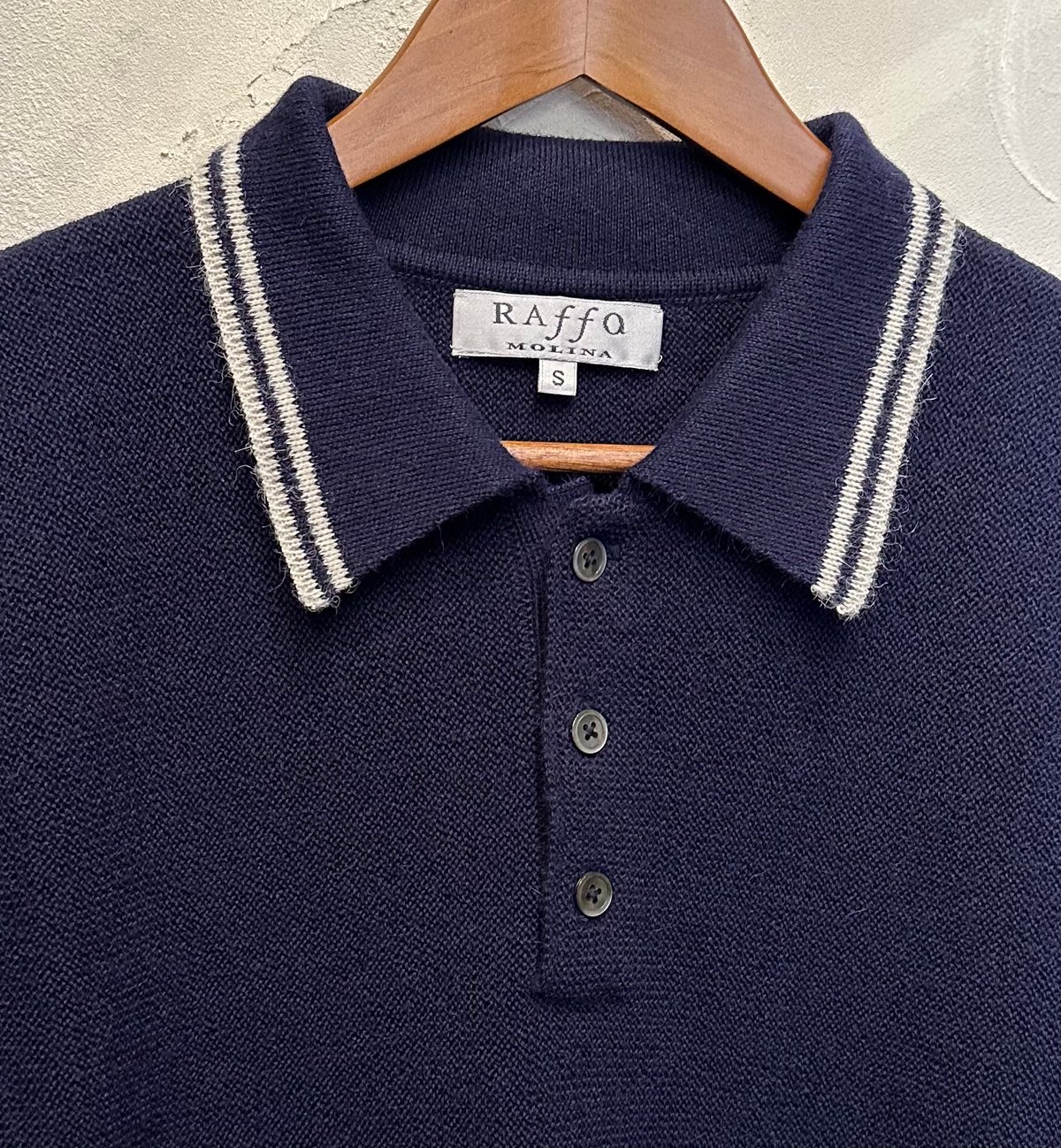 Raffa Molina ニットポロシャツ サイズS ラッファ モリーナ アルパカ ニットポロ サイズS | Bon Vieux