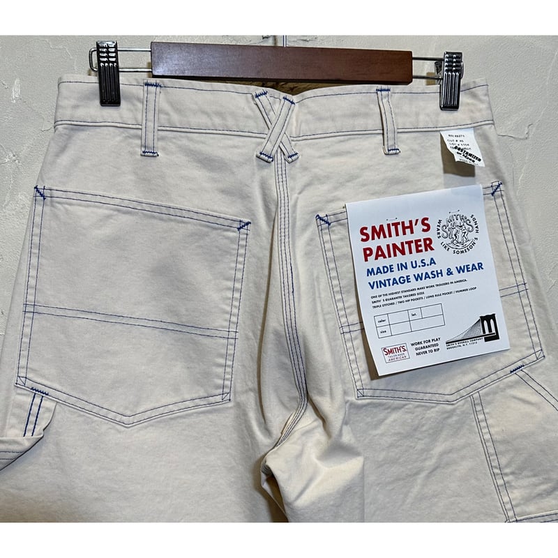 1度のみ着用の良品☆SMITH'S ペインターパンツ　ベージュ スミス ペインターパンツ #ナチュラル サイズ28(標準サイズ