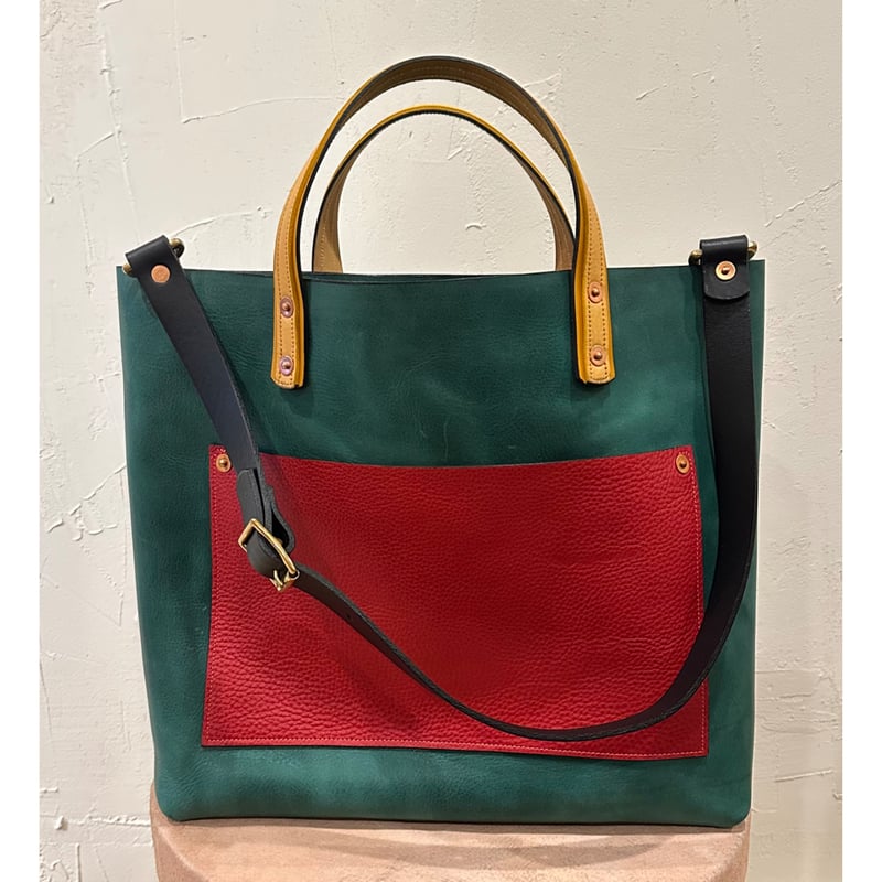 キングスレー ウォルターズ スタジオ レザートートバッグ