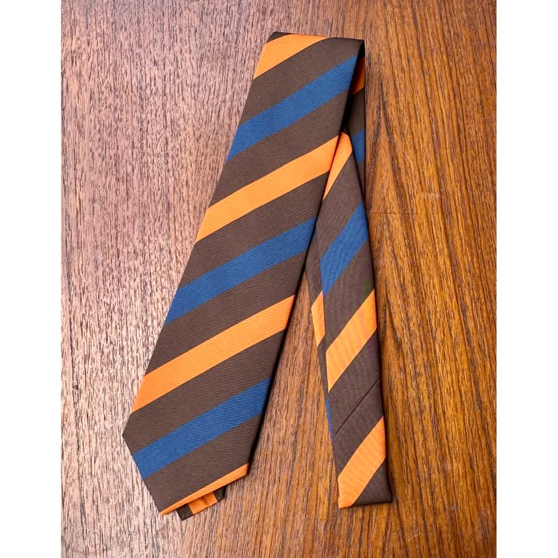 アトキンソン レジメンタルストライプ ネクタイ #ブラウン系 | Bon Vieux