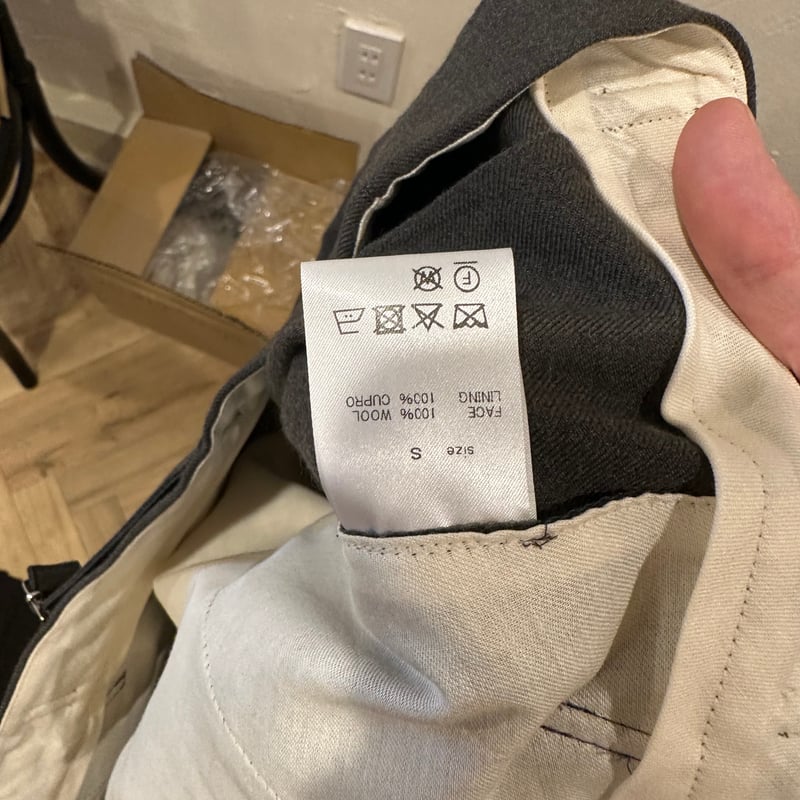 Bon Vieux オリジナル NO.0ドレストラウザーズ サイズS | Bon Vieux