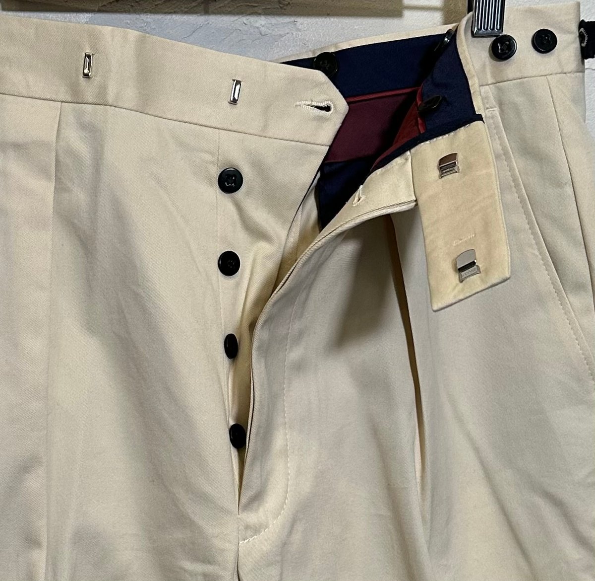 Bon Vieux別注】 GERMANO ウールチェック パンツ 46サイズ - パンツ Bon Vieux別注】 GERMANO ウールチェック パンツ 46サイズ - パンツ