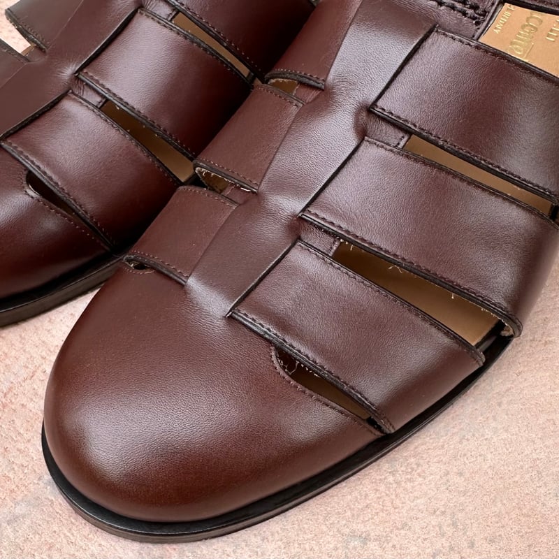 フラテッリ ジャコメッティ グルカサンダル #ダークブラウン サイズ43