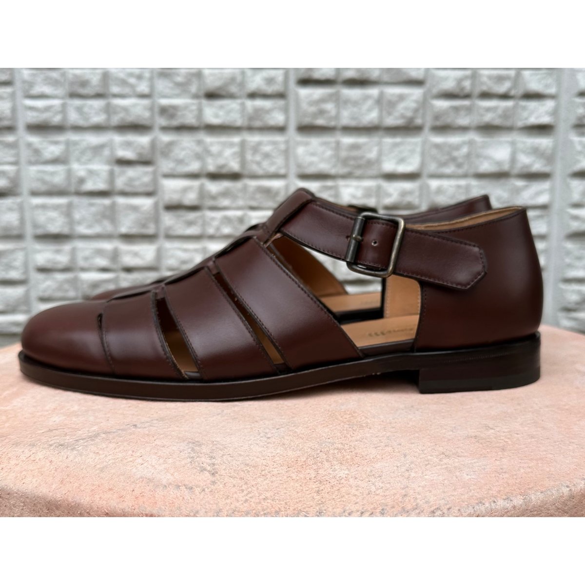 ジャコメッティ グルカサンダル 40 ブラウン F.LLI Giacometti F.LLI GIACOMETTI＜フラテッリ ジャコメッティ＞グルカサンダル