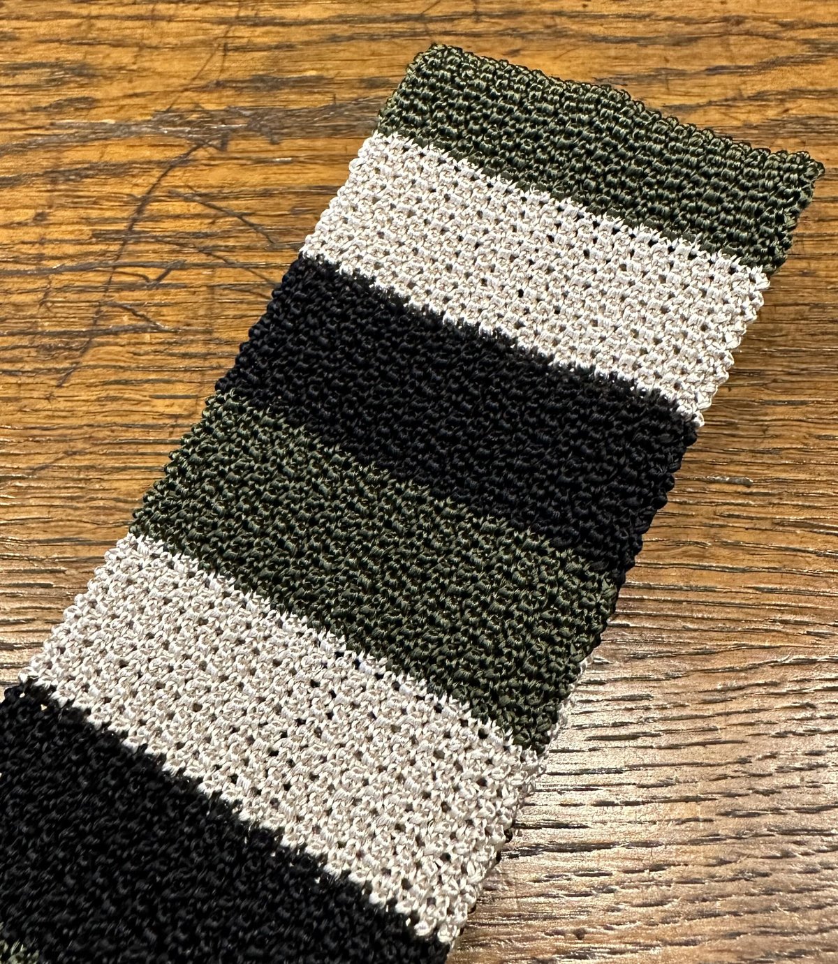 Bon Vieux別注　ASCOT ニットタイ　アスコット　ボーダー　ボンビュー Bon Vieux別注 ASCOT ニットタイ アスコット ボーダー ボンビュー