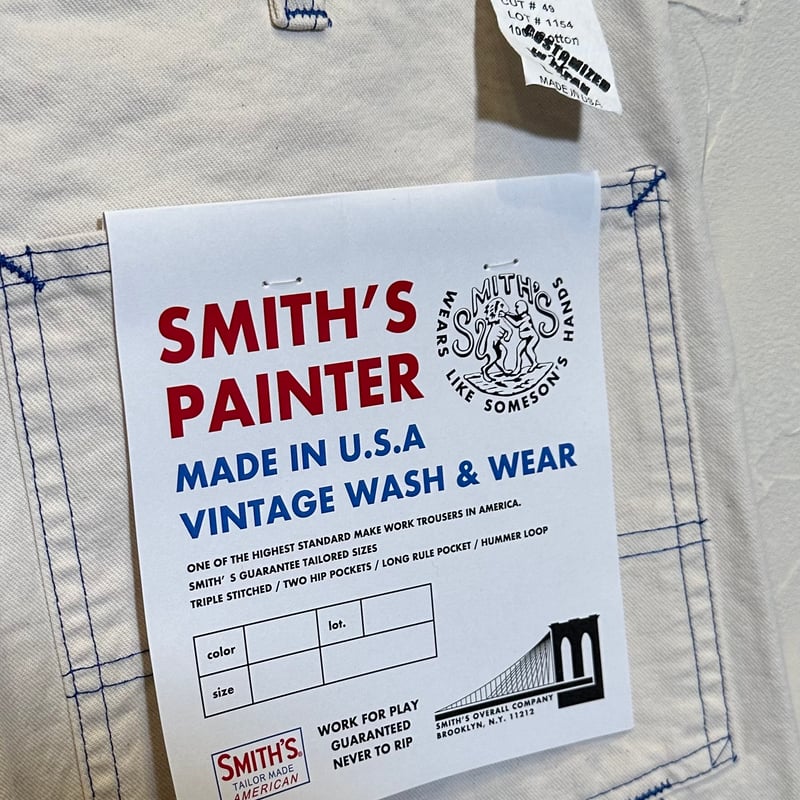 スミス ペインターパンツ #ナチュラル サイズ32 | Bon Vieux