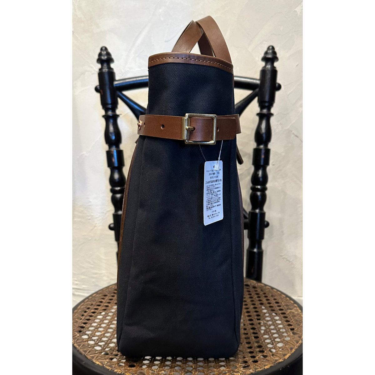 KINGSLEY WALTERS STUDIO キャンバス レザー トートバッグ