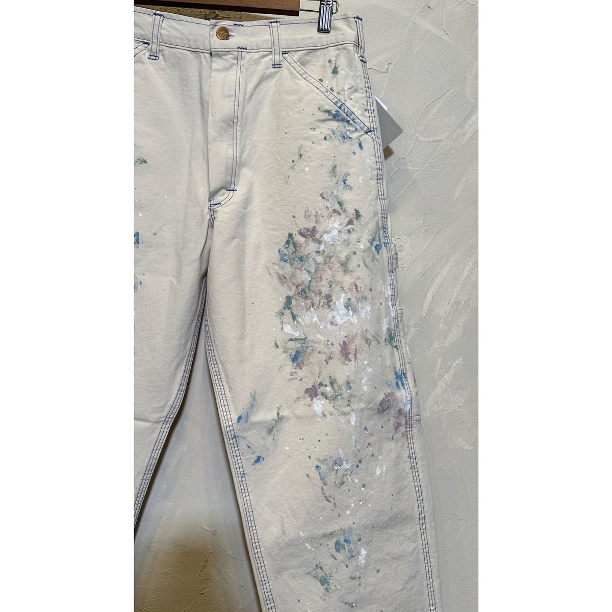 【bon vieux別注】ペンキ加工 スミス ペインターパンツ 32サイズ スミス ペインターパンツ #ペイント サイズ32 | Bon Vieux