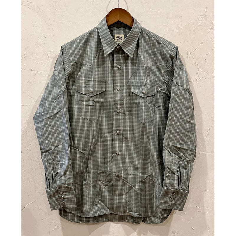 アウトオブトラッド チェック ウエスタンシャツ #グリーン系 サイズ2
