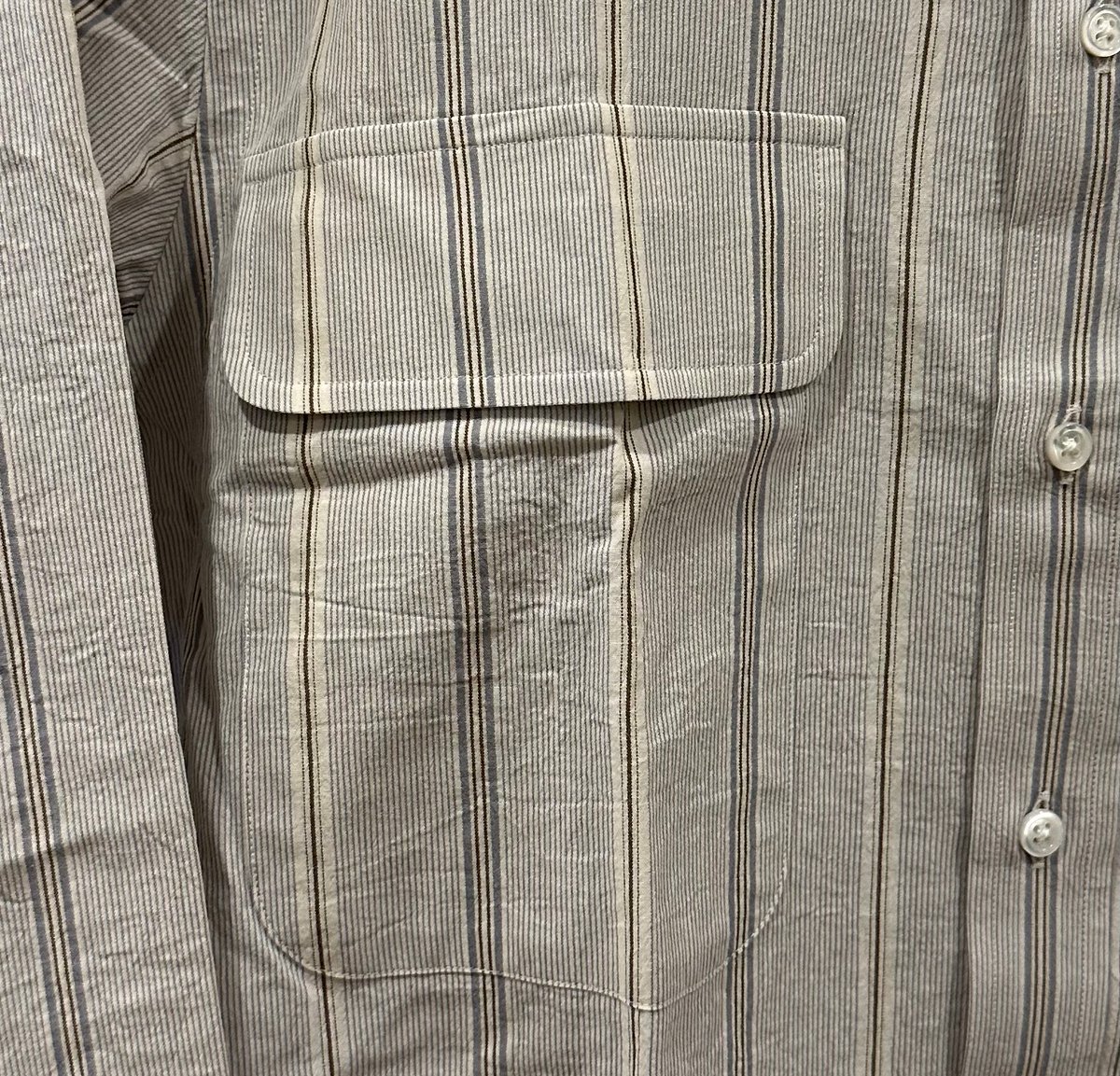 アウトオブトラッド 2ポケットシャツ #マルチストライプ サイズ2 | Bon