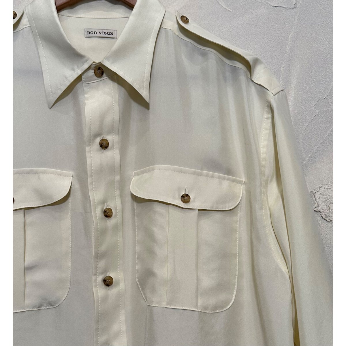 bon vieux シルクシャツ　M fit=scale-down,w=1200
