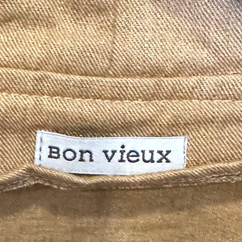 Bon Vieux ヘンプ アノラックパーカー #マスタード サイズXS | Bon Vieux