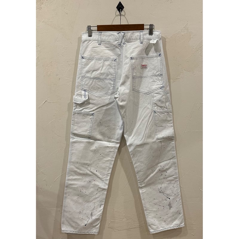 【美品】SMITH'S ペインターパンツ ホワイト　32 USA製 スミス ペインターパンツ #ホワイト サイズ32(ウエスト小さめ) | Bon Vieux