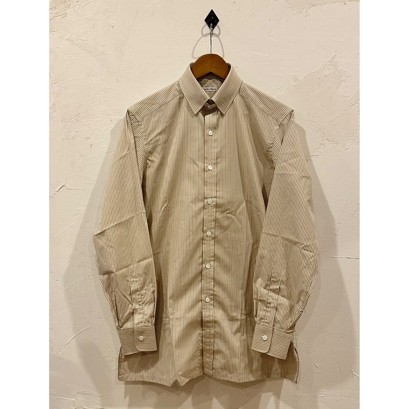 トップス bon vieux Bon Vieux オリジナル ストライプ タブカラーシャツ サイズ40 | Bon Vieux