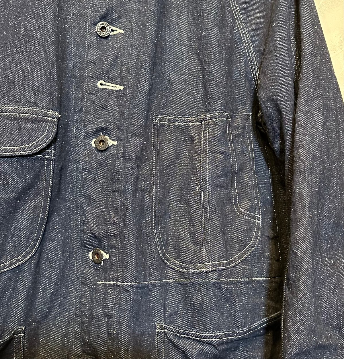 Bon Vieux オリジナル シャンブレー カバーオール