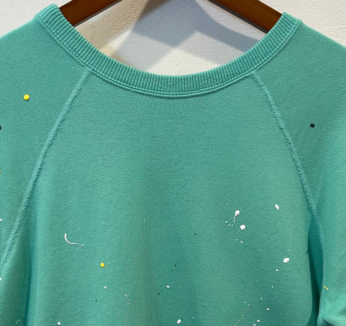 ヤス トレーディング スウェット #グリーンペイント サイズS | Bon Vieux