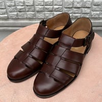 ジャコメッティ グルカサンダル 40 ブラウン F.LLI Giacometti フラテッリ ジャコメッティ グルカサンダル #ダークブラウン
