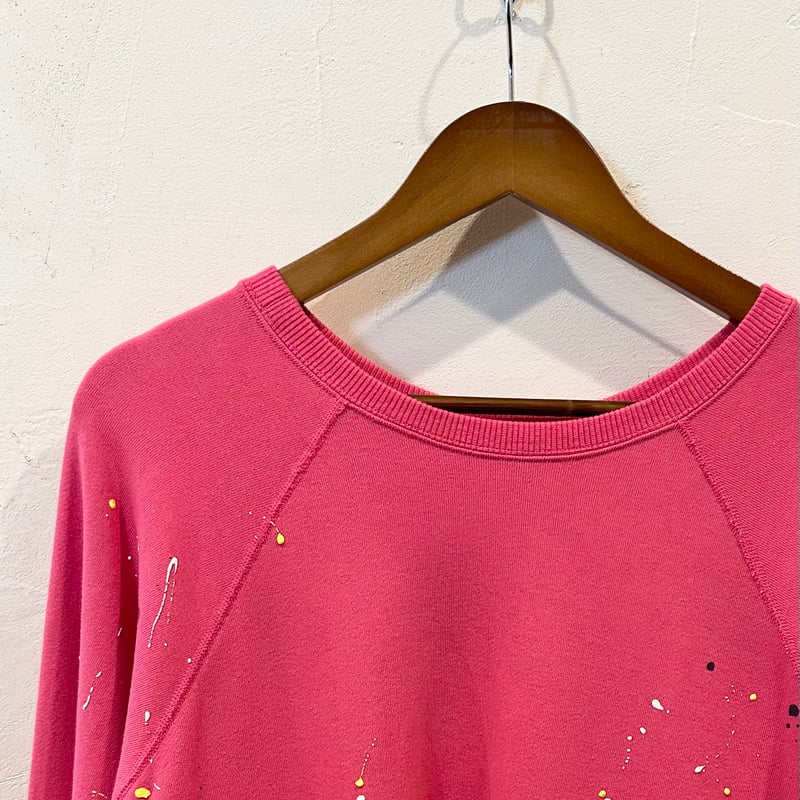 ヤス トレーディング スウェット #ピンクペイント サイズXL | Bon Vieux