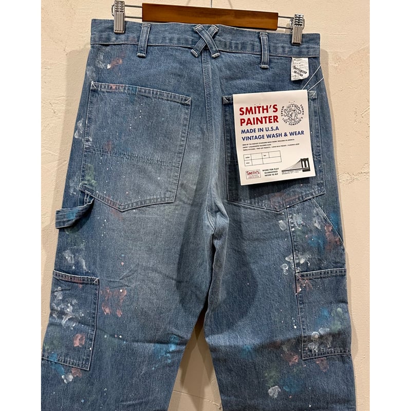 スミス デニムペインターパンツ #ペイント サイズ32(やや小さめ) | Bon