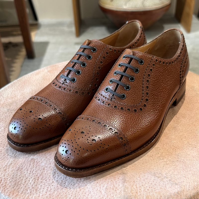 フラテッリ ジャコメッティ モミ革 セミブローグ サイズ38 | Bon Vieux