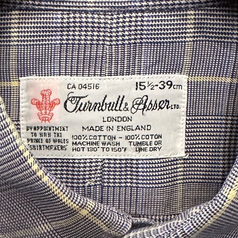 ターンブル&アッサー TURNBULL & ASSER SHIRTMAKERS ターンブル&アッサー」のカジュアルシャツを洒脱に着こなそう