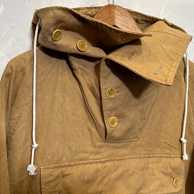 bon vieux ヘンプ　アノラックパーカー Bon Vieux ヘンプ アノラックパーカー #マスタード サイズL | Bon Vieux