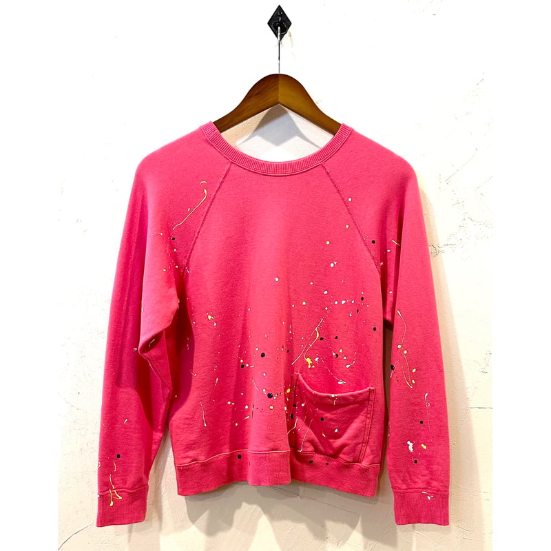 ヤス トレーディング スウェット #ピンクペイント サイズS | Bon Vieux