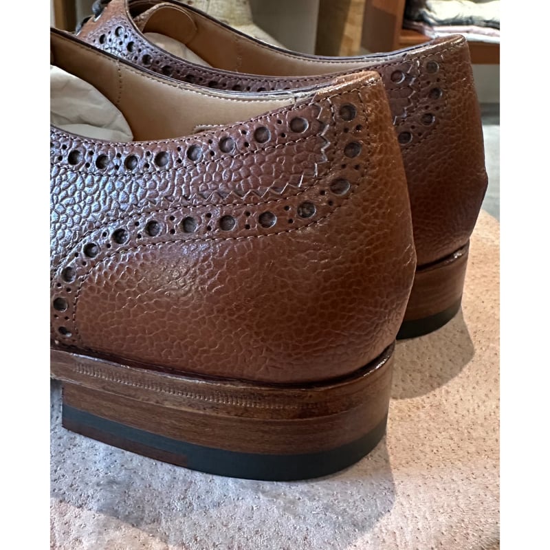 フラテッリ ジャコメッティ モミ革 セミブローグ サイズ41 | Bon Vieux